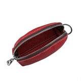 Leather Key Covers Vintage Zipper Key Case Unisex Key Holder