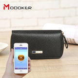 Leather Wallet & Smart Key Case with GPS Finder