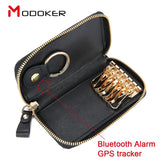 Leather Key Case with GPS Tracker