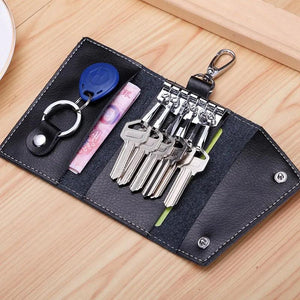 Etaofun Men's Leather Housekeeper, Retro Vintage Key Holder