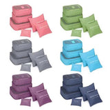 6Pcs Waterproof Travel Clothes Storage Bags Luggage Organizer Pouch
