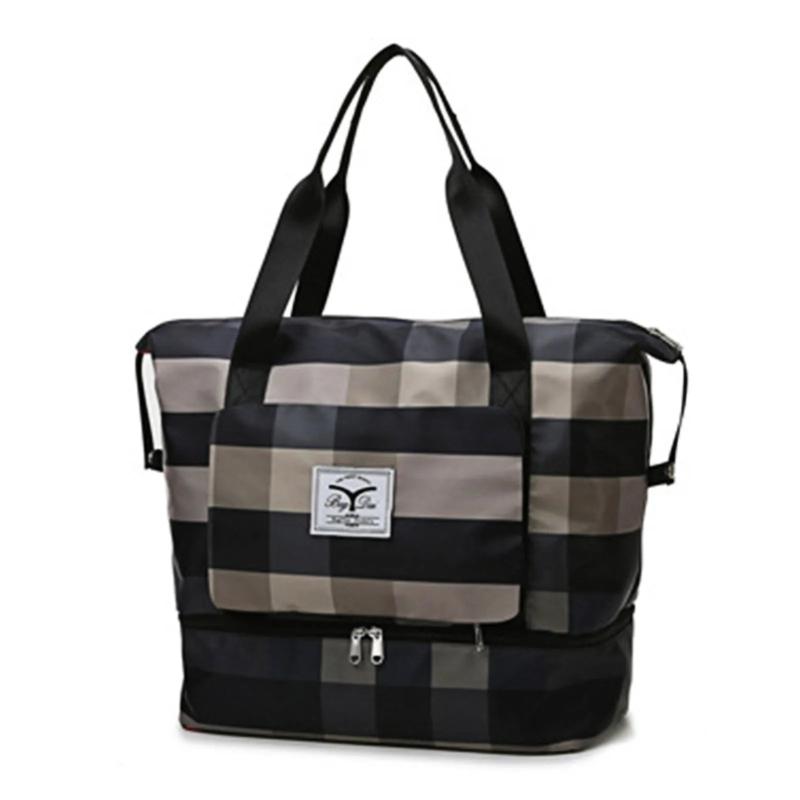 Wet Dry Separation Sports Tote Shoulder Bag Yoga Gym Bag