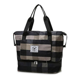 Wet Dry Separation Sports Tote Shoulder Bag Yoga Gym Bag