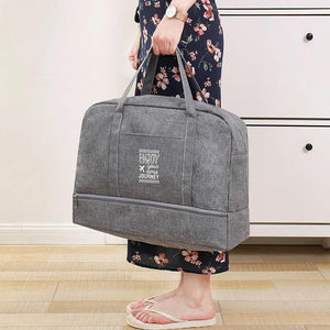 Waterproof Travel Tote Weekend Duffle Pouch Storage Organize Handbag