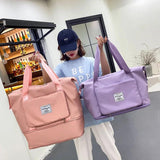 Foldable Waterproof Shoulder Bag Large Capacity Tote