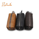 Leather Car Key Holder Wallet Case Keychains Purse