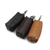 Leather Car Key Holder Wallet Case Keychains Purse