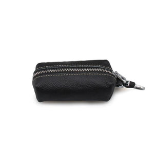 Leather Car Key Holder Wallet Case Keychains Purse
