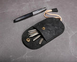 Custom Engraved Leather Car Key Holder Wallet 002