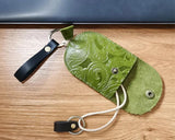 Custom Engraved Leather Car Key Holder Wallet 002