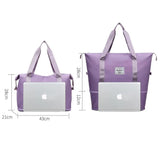 Large Capacity Folding Bag Travel Bags Tote Carry On Waterproof Duffel Set Women