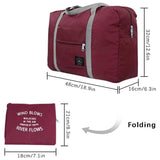 Waterproof Foldable Nylon Travel Bags Unisex Large Capacity Bag