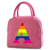 Rainbow Insulated Lunch Bag Organizer for Women