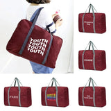 Nylon Foldable Travel Bags Unisex Large Capacity Luggage Bag