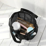 Portable Mesh Shower Caddy Quick Dry Shower Tote Hanging Organizer