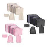 7Pcs Waterproof Travel Storage Packing Organizers Lightweight