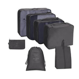 7Pcs Waterproof Travel Storage Packing Organizers Lightweight