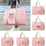 Camping Luggage Storage Bag Nurse Print Handbag