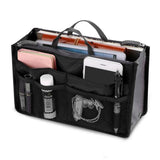 Nylon Travel Organizer Insert Bag Large Liner Lady Makeup Storage