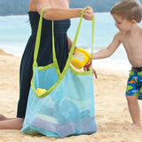 Foldable Kids Beach Mesh Bag Toys Storage Organizer