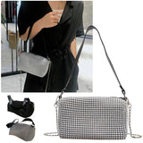 Rhinestone Shoulder Bag Crossbody Purse Shining Diamond Women Bag