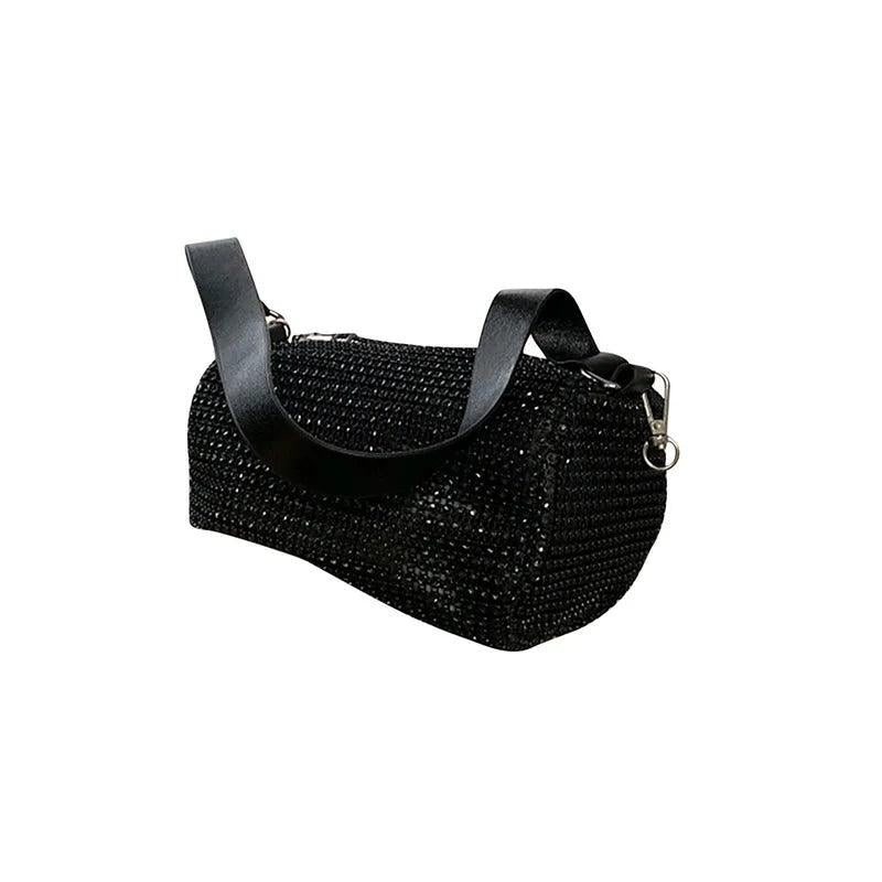 Rhinestone Diamond Hand-Held Shoulder Bag Purse