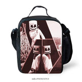 Marshmello Insulated Lunch Bag Game Cartoon Crossbody Food Lunch Box
