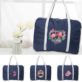 Large Flamingo Print Duffle Bag for Men and Women