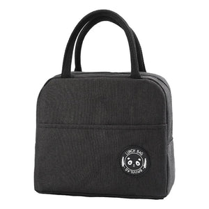 Letter Initials Series Lunch Bag - Insulated Thermal Handbag for Work and Picnic