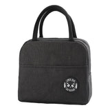 Letter Initials Series Lunch Bag - Insulated Thermal Handbag for Work and Picnic