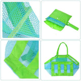 Kids Outdoor Beach Mesh Shoulder Bag Organizer Tote