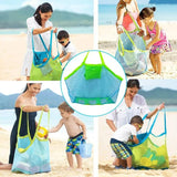 Kids Outdoor Beach Mesh Shoulder Bag Organizer Tote