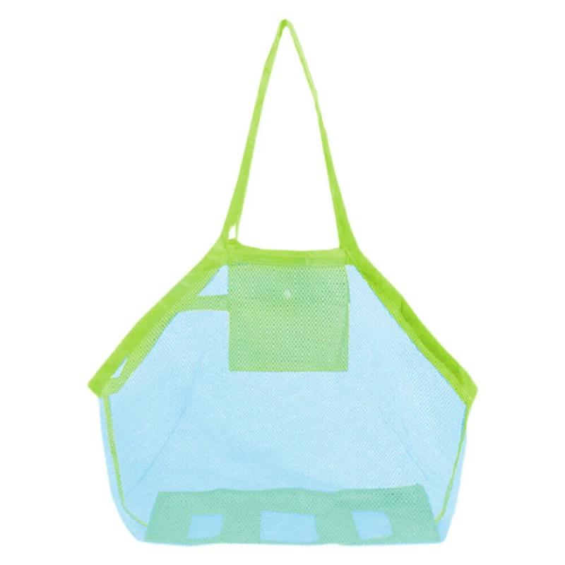 Kids Outdoor Beach Mesh Shoulder Bag Organizer Tote