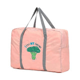 Large Capacity Travel Bags for Men and Women, Broccoli Print