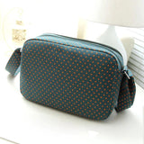 Harajuku Canvas Shoulder Bag Polka Dot Small Mobile Phone Girls