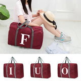 Foldable Travel Luggage Tote Bags Large Capacity Letter Series