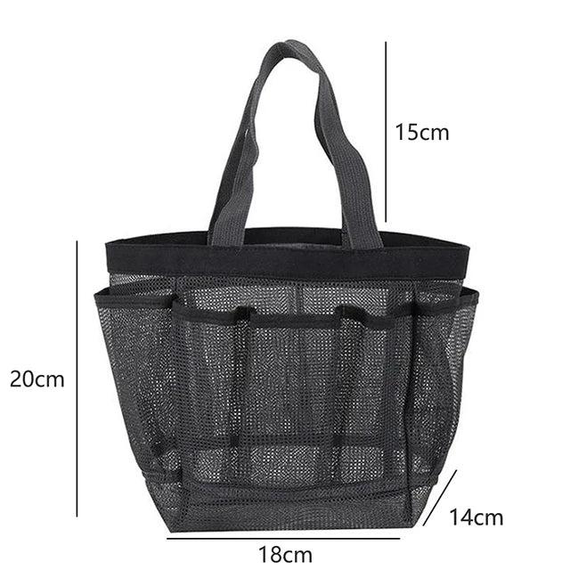 Men's Mesh Shower Caddy Hanging Organizer with 7 Pockets