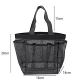 Men's Mesh Shower Caddy Hanging Organizer with 7 Pockets
