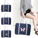 Large Women's Travel Bag Organizer Butterfly Handbags