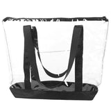 Clear Stadium Security Travel & Gym Zippered Tote Beach Bag PVC Construction