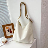 Women Nylon Shoulder Bag Solid Hobo Bags Lightweight Tote Bags