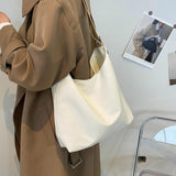 Women Nylon Shoulder Bag Solid Hobo Bags Lightweight Tote Bags