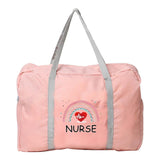 Nurse Series Printing Travel Bag Water Proof Luggage Large Capacity