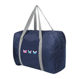 Travel Bag Handbag Women Butterfly Print Zipper Foldable Toiletries Storage