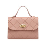 Stripe Small Square Printing Shoulder Bag