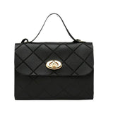 Stripe Small Square Printing Shoulder Bag