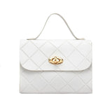 Stripe Small Square Printing Shoulder Bag