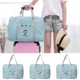 Large Capacity Foldable Nylon Travel Bag for Women