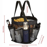 Portable Mesh Tote Bag Shower Caddy Toiletry Organizer Travel Bag
