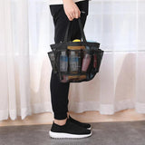 Portable Mesh Tote Bag Shower Caddy Toiletry Organizer Travel Bag